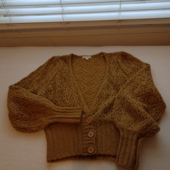 FL&L Francois V Neck Pointelle Sweater - Picture 6 of 9